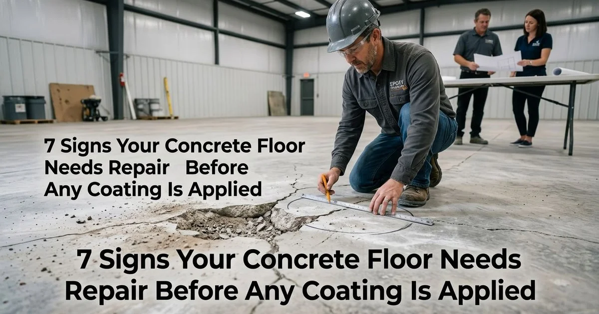 7 Signs Your Concrete Floor Needs Repair Before Any Coating Is Applied