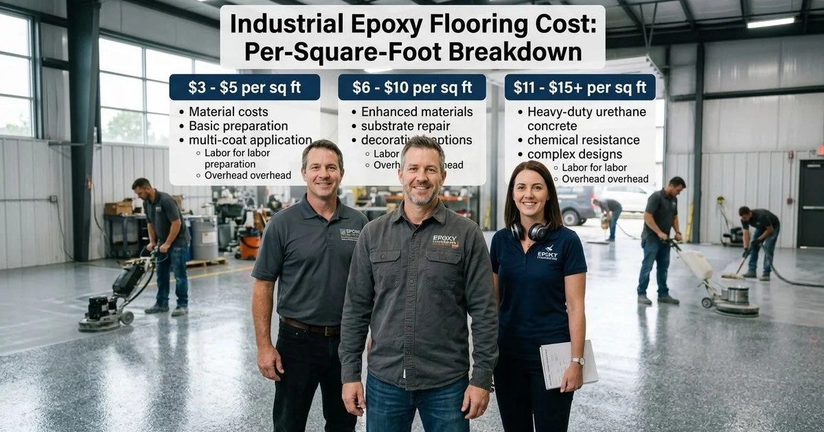 How Much Does Industrial Epoxy Flooring Cost? Per-Square-Foot Breakdown