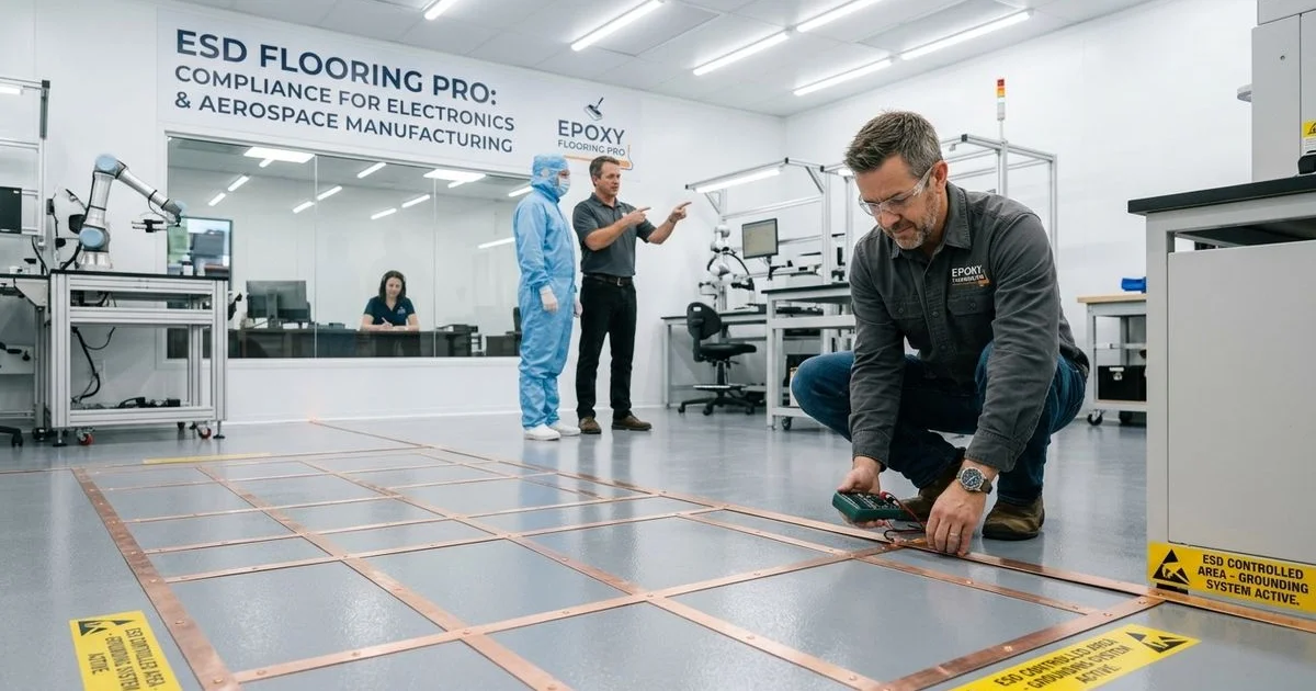 ESD Flooring Requirements for Electronics and Aerospace Manufacturing