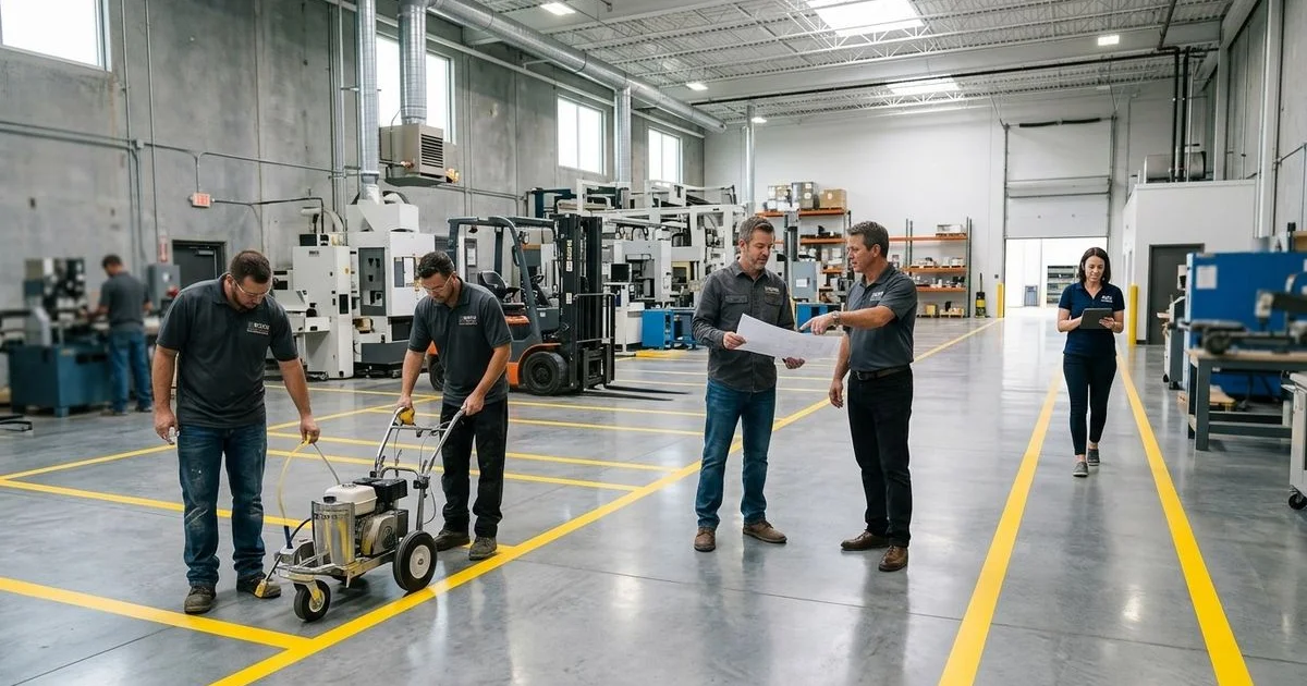 OSHA & 5-S Floor Striping