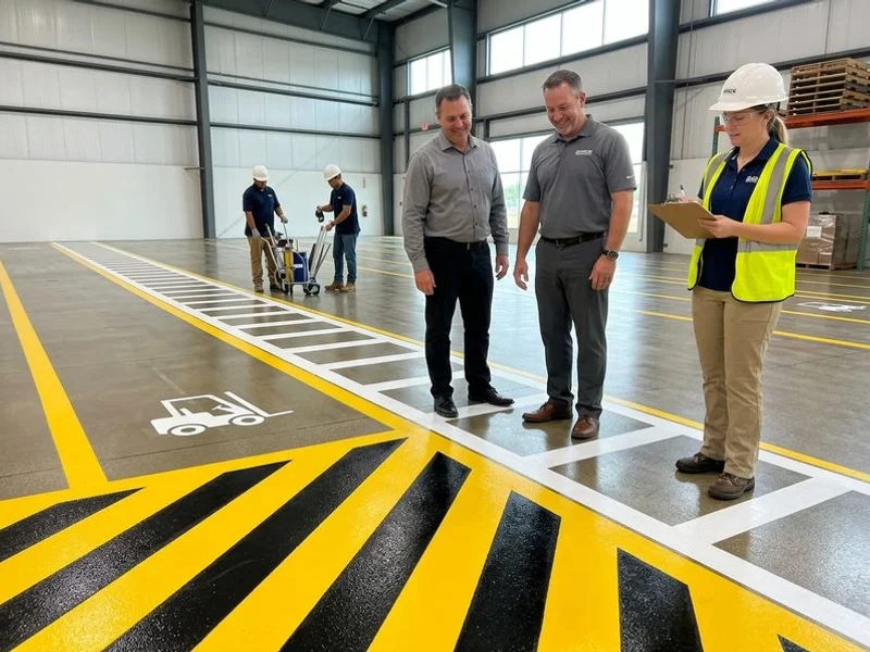 OSHA & 5-S Floor Striping project 3