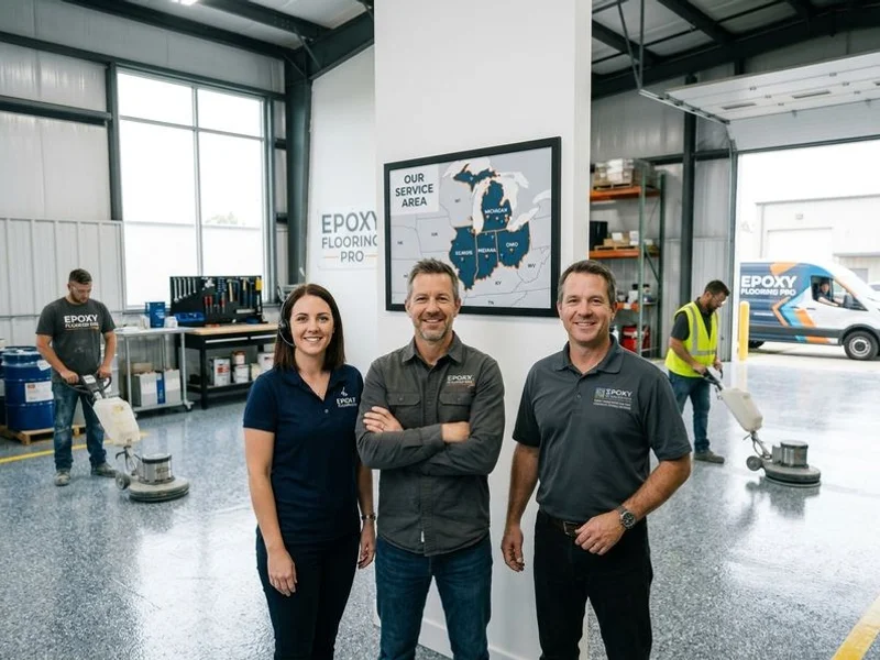 Epoxy Flooring Pro service area map