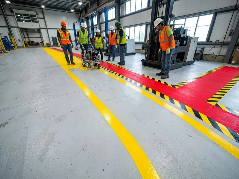 OSHA floor markings