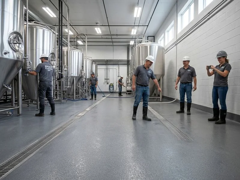 Food & Beverage Flooring project 1