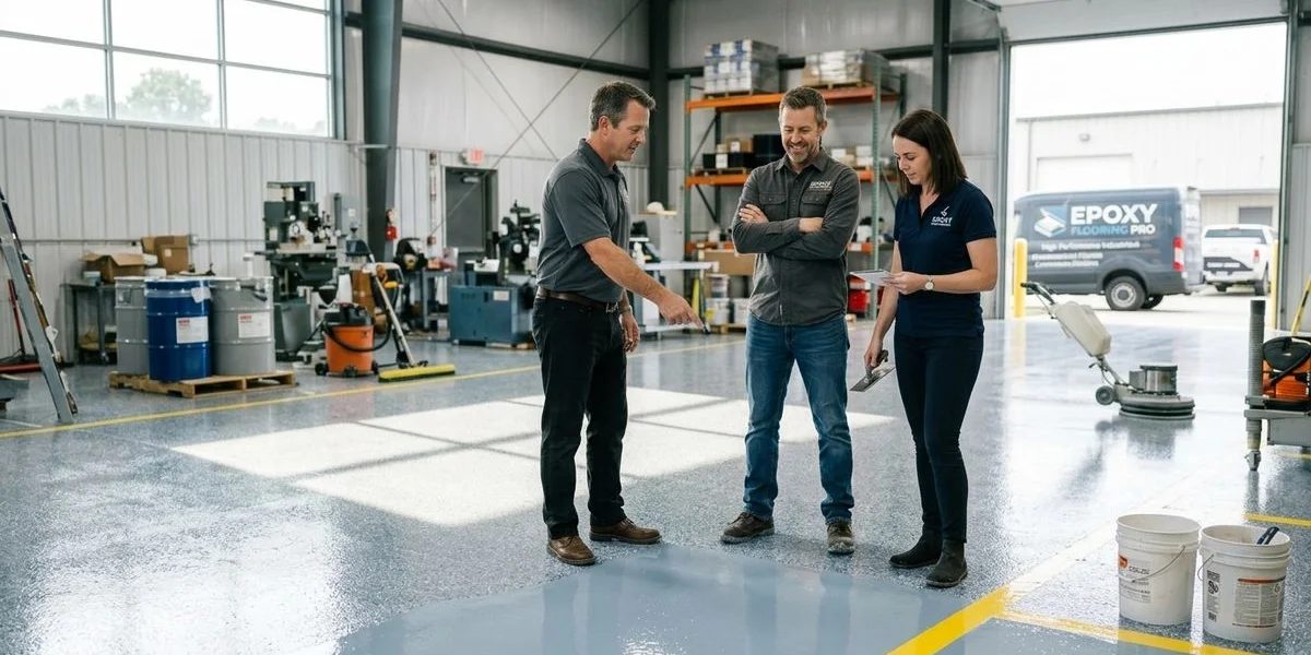 Completed concrete repair ready for coating