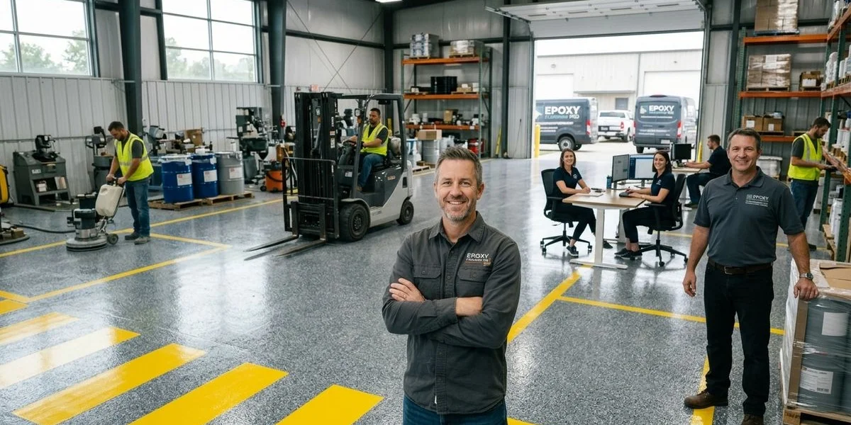 OSHA floor striping in warehouse